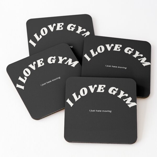 Item preview, I Love Gym I Just Hate Moving - Funny Gym Quote (Unisex) designed and sold by JustOneRep.