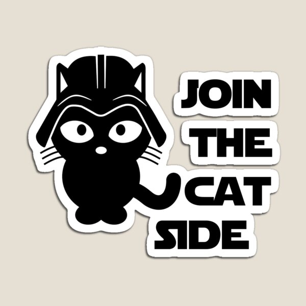 Vista previa del artículo con la obra «Join the cat side», diseñado y vendido por Shermiekyle.