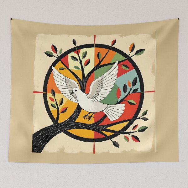 Item preview, White Dove Bird Of Peace designed and sold by Finding Fortuity.