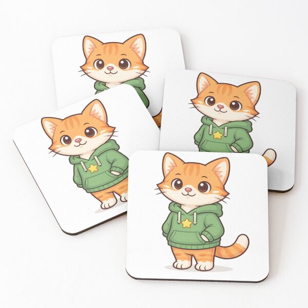 Item preview, Friendly Cat – Cute Kids Character designed and sold by DesignsByHania.