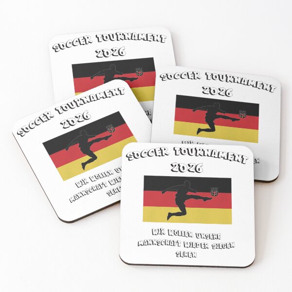 Item preview, Team Germany Football 2026 – Four-Star Fan Support white designed and sold by Basch996.