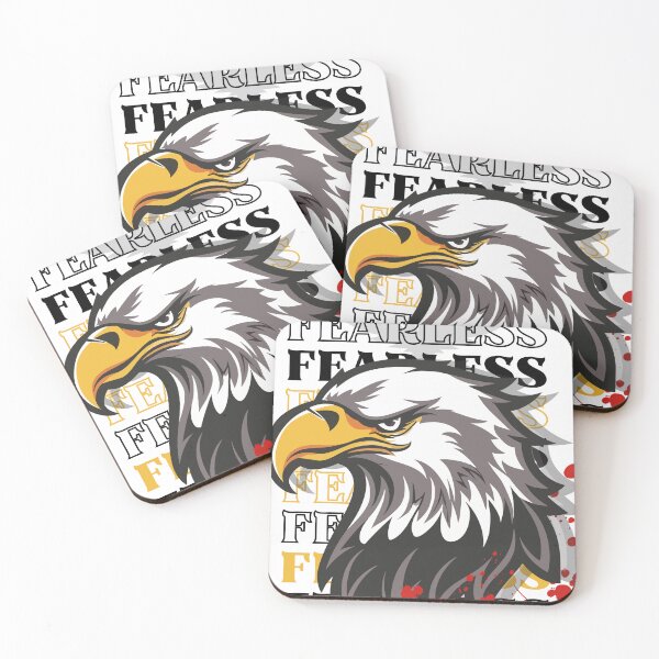 Item preview, Fearless Eagle Fans – Bold Strength Motivation Graphic Tee designed and sold by JKWEARSTUDIO.
