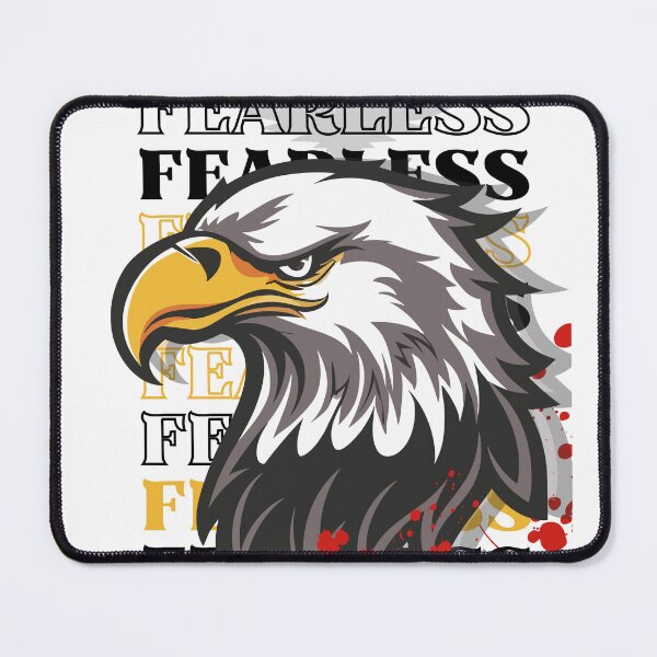 Item preview, Fearless Eagle Fans – Bold Strength Motivation Graphic Tee designed and sold by JKWEARSTUDIO.