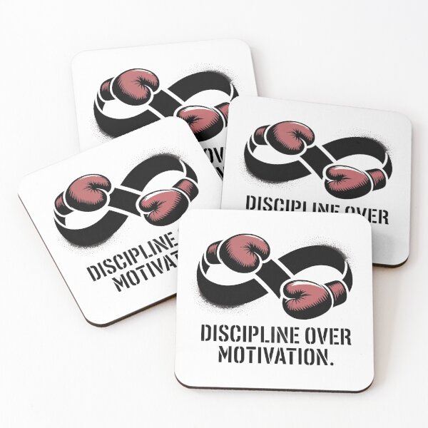 Item preview, Discipline Over Motivation – Banksy Inspired Fighter Symbol Design designed and sold by WSPrintCrafter.