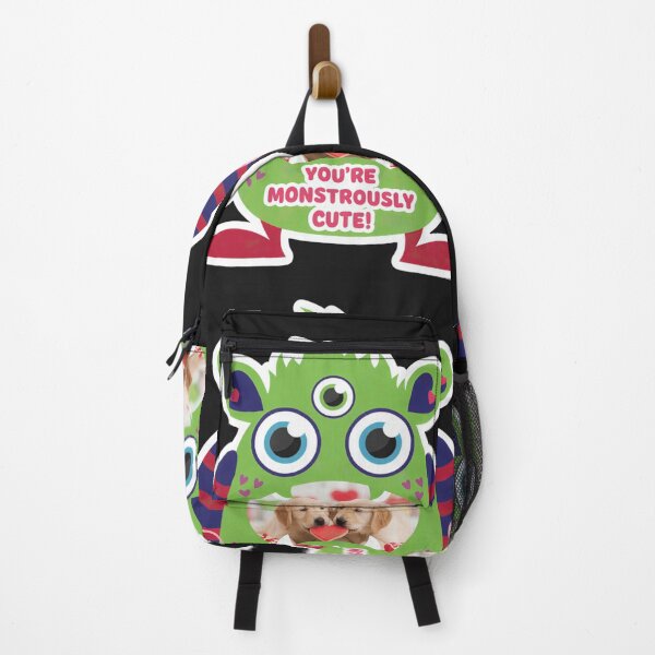 Item preview, You’re Monstrously Cute Valentine Sticker - Funny Animal Monster Photo Art designed and sold by ZyxDes.
