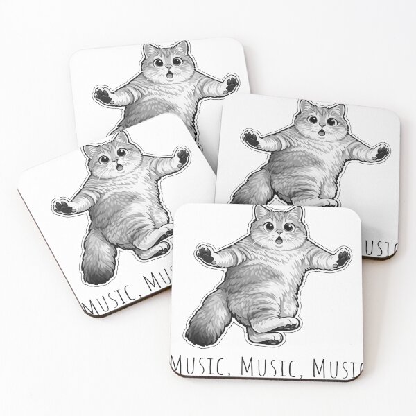 Item preview, Viral dancing cat (grey) designed and sold by drkhrse.