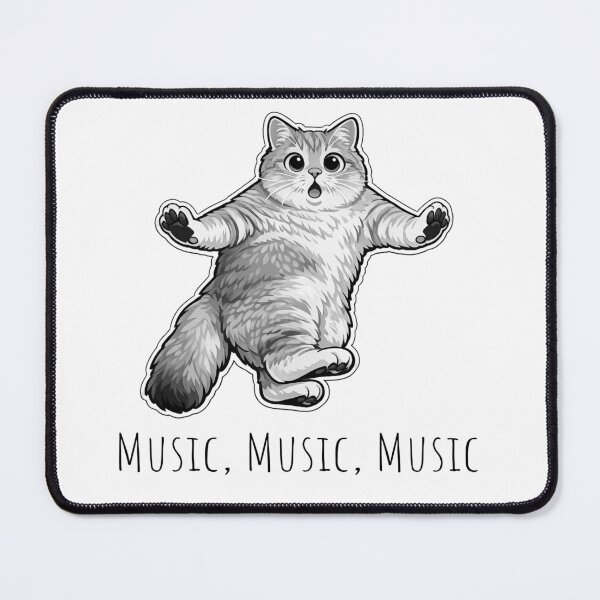 Item preview, Viral dancing cat (grey) designed and sold by drkhrse.