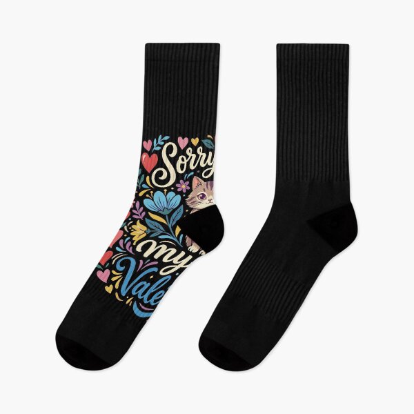Item preview, Sorry Girls My Cat Is My Valentine – Cute Cat Love Design designed and sold by montassir239.