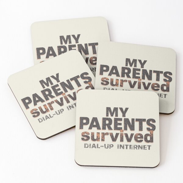 Item preview, My Parents Survived Dial-Up Internet Bold Retro designed and sold by PROPera-design.