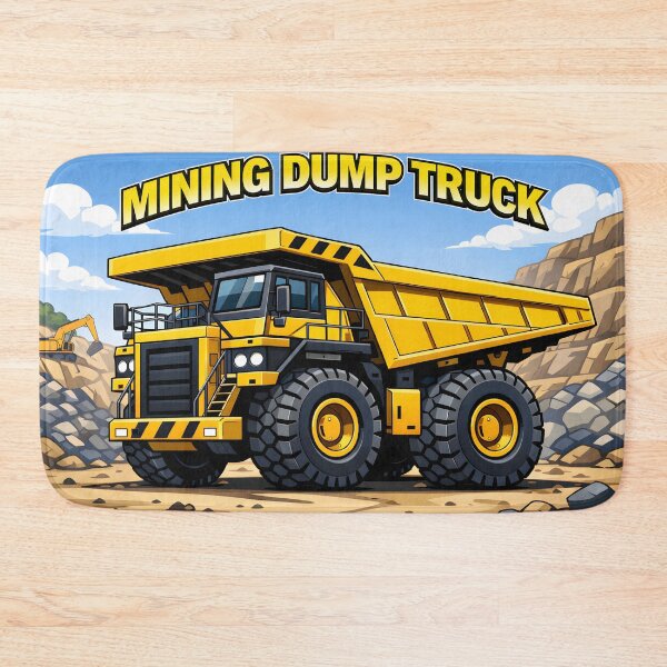 Item preview, Construction Vehicles - Mining Dump Truck Vintage Retro Design designed and sold by VintageImageInc.