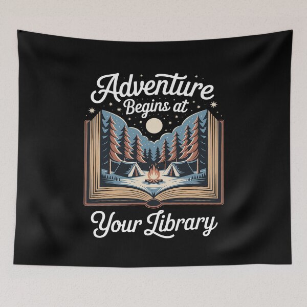 Item preview, Reading Is Out The Adventure Begins At Your Library Summer designed and sold by PowAcademy.