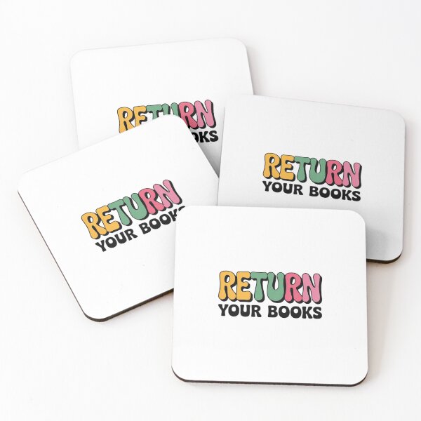 Item preview, Return Your Books Reading Teacher School Librarian designed and sold by PowAcademy.