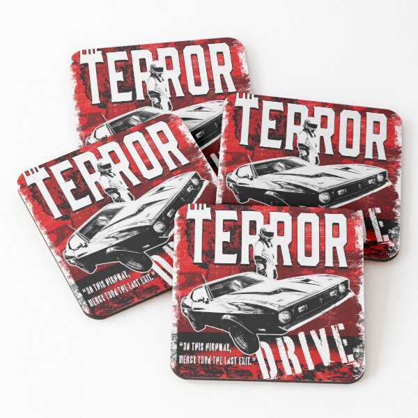 Artikelvorschau, Grindhouse-Brutalismus-Stil „The Terror Drive“ entworfen und verkauft von TimeWastingHero.