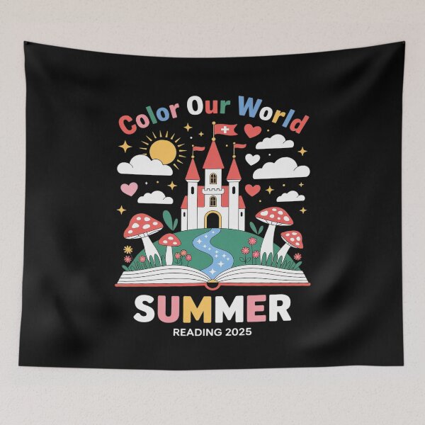 Item preview, Summer 2025 Summer Reading Program Rainbow Color Our World 11 designed and sold by CombatTask.