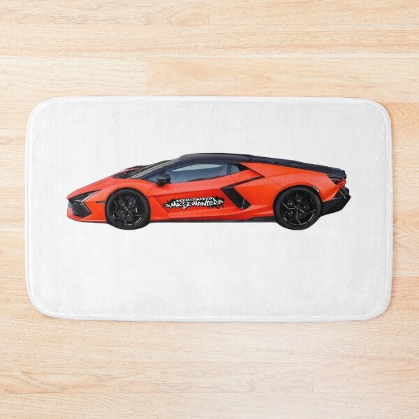 Item preview, Orange Lamborghini Huracán with Graffiti Side Decal designed and sold by Artuer69.