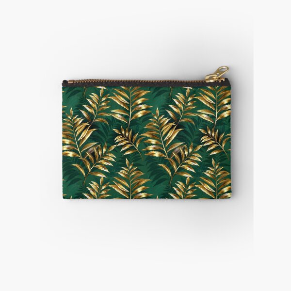 Item preview, Seamless pattern with golden ferns designed and sold by Blackmoon9.