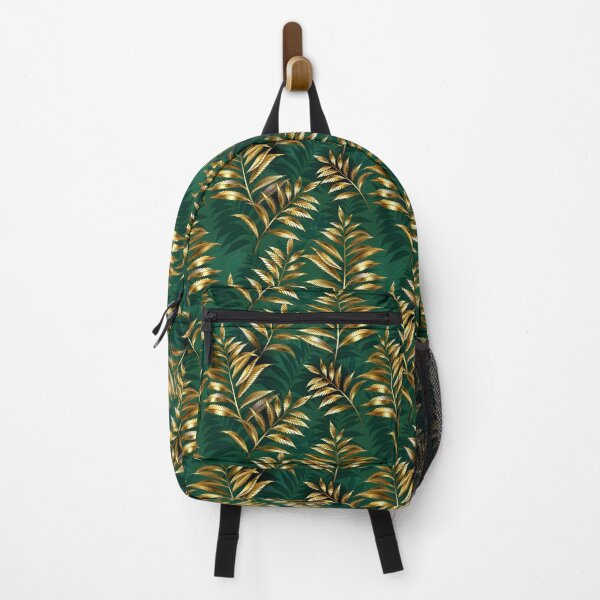 Item preview, Seamless pattern with golden ferns designed and sold by Blackmoon9.