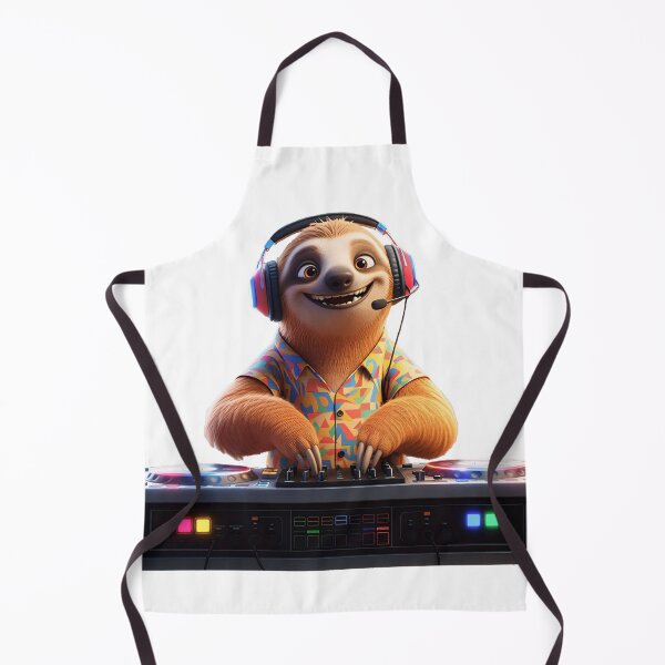 Item preview, hyper-realistic 3D cartoon sloth acting as a DJ, designed and sold by MasterXshop.