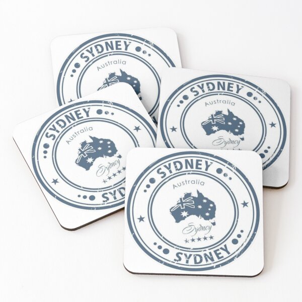 Item preview, Sydney Australia Travel Stamp Vintage designed and sold by Oniyasha.