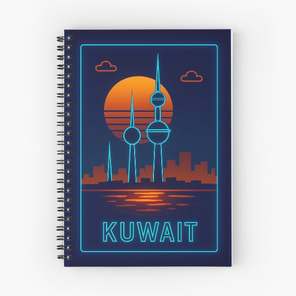 Item preview, Kuwait Neon Travel designed and sold by Thistle-TShop.