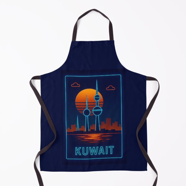 Item preview, Kuwait Neon Travel designed and sold by Thistle-TShop.