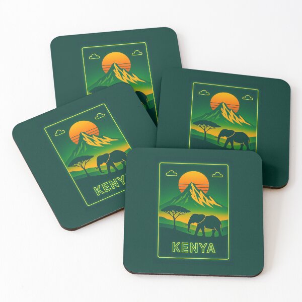 Item preview, Kenya Neon Travel designed and sold by Thistle-TShop.