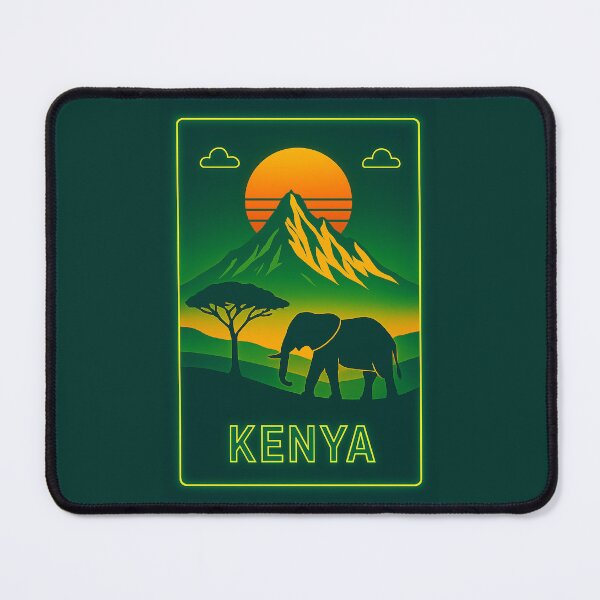 Item preview, Kenya Neon Travel designed and sold by Thistle-TShop.
