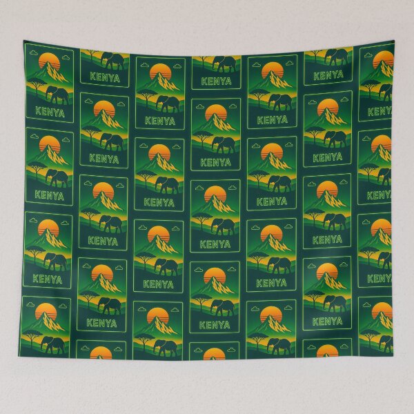 Item preview, Kenya Neon Travel designed and sold by Thistle-TShop.