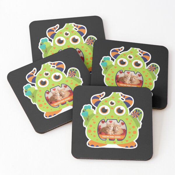 Item preview, Funny Valentine Monster Stickers - Cute Kawaii Punny Classroom  Valentine’s Day  designed and sold by ZyxDes.