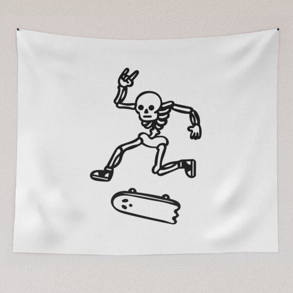 Item preview, Skateboard Skeleton Sticker designed and sold by kiamiontie.