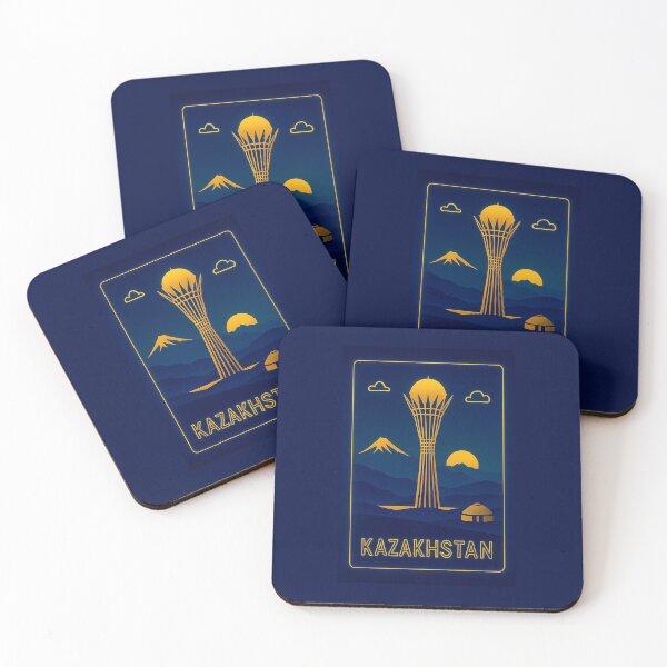 Item preview, Kazakhstan Neon Travel designed and sold by Thistle-TShop.