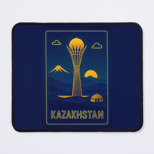 Item preview, Kazakhstan Neon Travel designed and sold by Thistle-TShop.