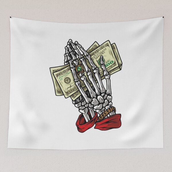 Item preview, Skeleton Hand Money Cash Hustle designed and sold by Oniyasha.