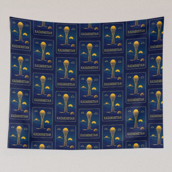Item preview, Kazakhstan Neon Travel designed and sold by Thistle-TShop.
