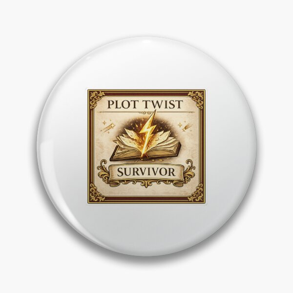 Item preview, Dark Academia Plot Twist Survivor Book Sticker designed and sold by OrikuStudio.