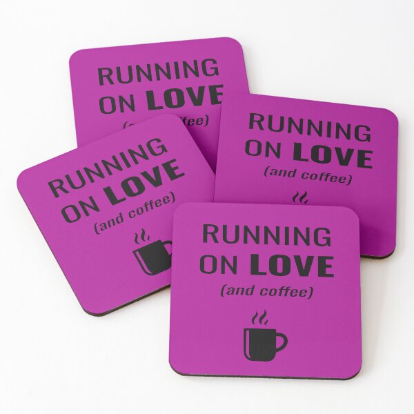 Item preview, Running on Love (and Coffee) - Mum Life  designed and sold by Bronse Wear.