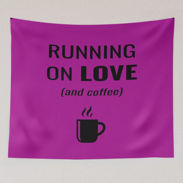 Item preview, Running on Love (and Coffee) - Mum Life  designed and sold by Bronse Wear.