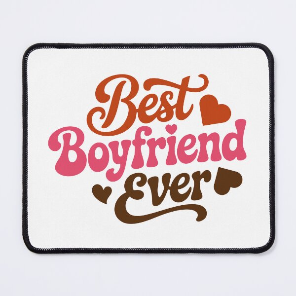 Item preview, Best Boyfriend Ever Retro Valentine Script designed and sold by QuietBloom80.