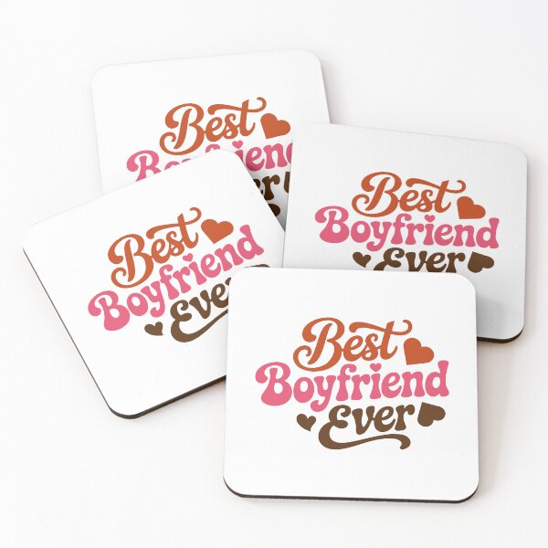Item preview, Best Boyfriend Ever Retro Valentine Script designed and sold by QuietBloom80.