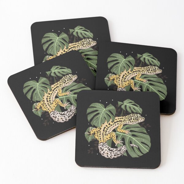 Item preview, Leopard Gecko With Monstera designed and sold by ttzhwftjv14.