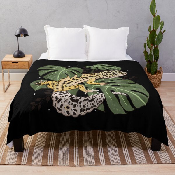 Item preview, Leopard Gecko With Monstera designed and sold by ttzhwftjv14.