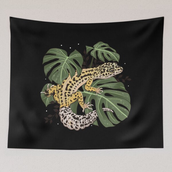 Item preview, Leopard Gecko With Monstera designed and sold by ttzhwftjv14.