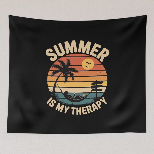 Item preview, Summer Is My Therapy Hammock Sunset designed and sold by CombatTask.
