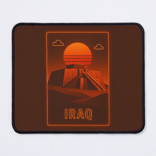 Item preview, Iraq Neon Travel designed and sold by Thistle-TShop.