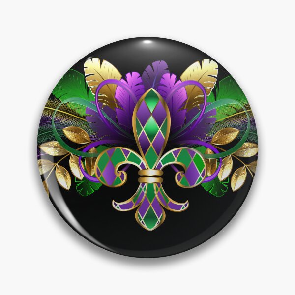 Item preview, Symmetrical Mardi Gras decoration designed and sold by Blackmoon9.