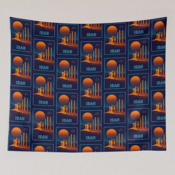 Item preview, Iran Neon Travel designed and sold by Thistle-TShop.