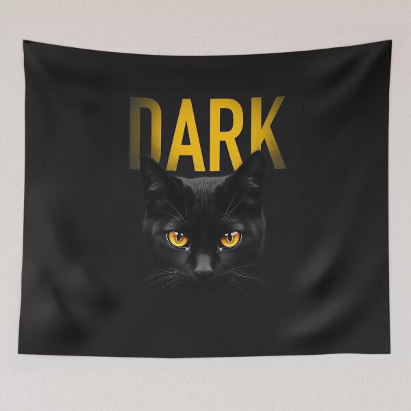 Item preview, Dark Black Cat silhouette Classic Essential oversized Graphic T-Shirt designed and sold by CosmikCreations.