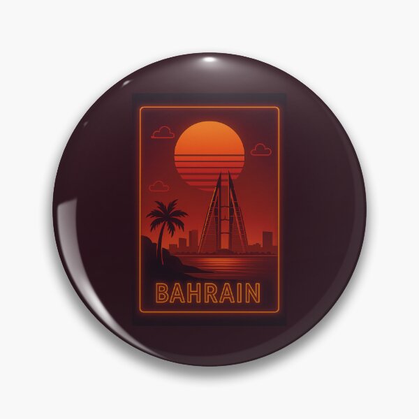 Item preview, Bahrain Neon Travel designed and sold by Thistle-TShop.