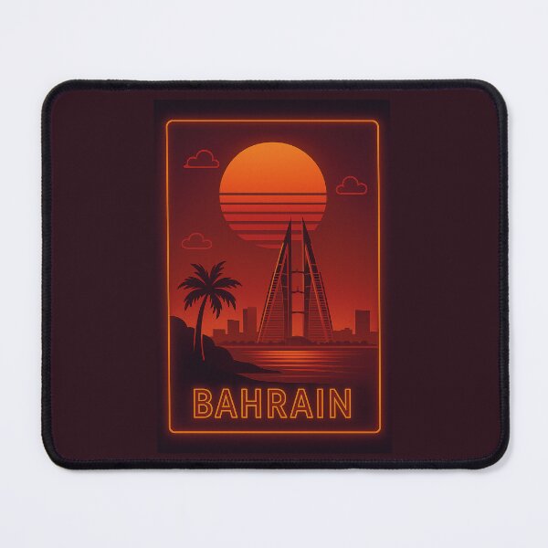 Item preview, Bahrain Neon Travel designed and sold by Thistle-TShop.