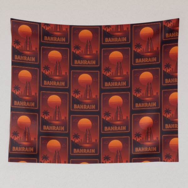 Item preview, Bahrain Neon Travel designed and sold by Thistle-TShop.